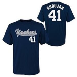 Genuine Merchandise New York Yankees "Andujar" #41" T-Shirt Boy's S (6/7) MLB